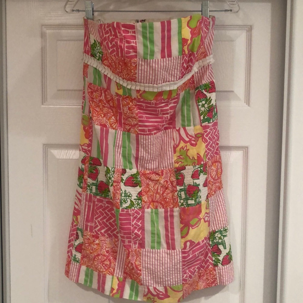 Lilly Pulitzer Strawberry Patchwork dress